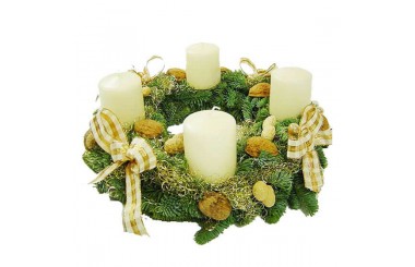 L'Agitateur Floral | image de la Couronne de Noël Des Fleurs à Chamonix