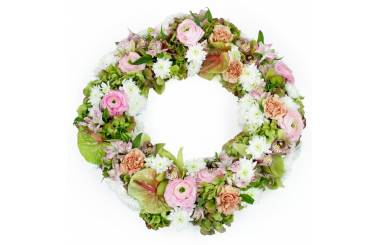 Image de la Petite couronne de fleurs piquées "Hécube" | L'Agitateur Floral