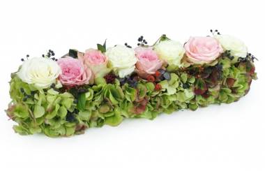 image du Chemin de roses roses & blanches "Cérès" | L'Agitateur Floral