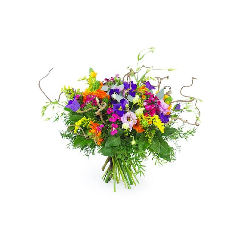 Image principale : Bouquet champêtre pétillant "Naples"| L'Agitateur Floral