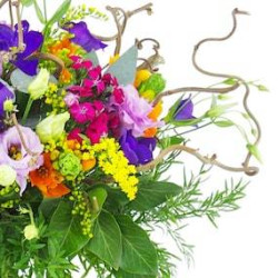 Zoom 2 : Bouquet champêtre pétillant "Naples"| L'Agitateur Floral