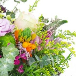 Zoom 2 : Bouquet champêtre & coloré "Messine"| L'Agitateur Floral