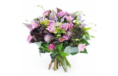 Image principale :Bouquet de fleur mauve & rose "Lille"| L'Agitateur Floral